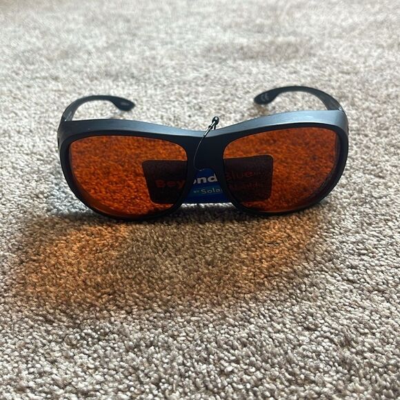 NWT Foster Grant Shield Oval Fitover Sunglasses In Tortoise Havana/Amber Brown - Picture 10 of 10